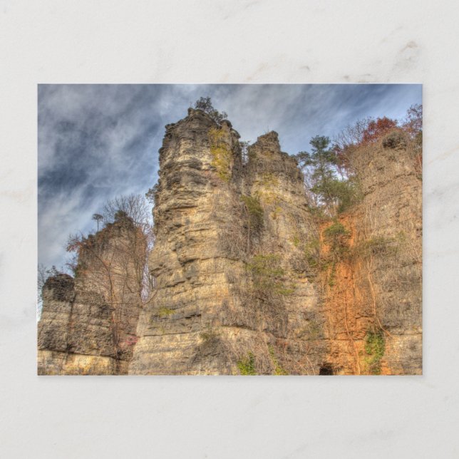 Natürliche Schornsteine, Virginia Postkarte (Vorderseite)