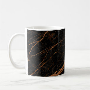 natürliche schwarze Emperador-Marmorstruktur Hinte Kaffeetasse