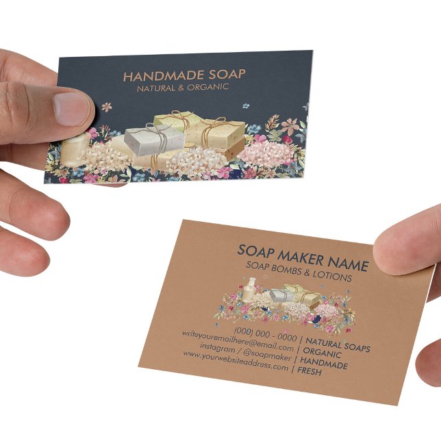 Natürliche Seifen Visitenkarte (Natural Soaps Business Card)