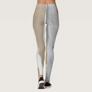 Natürliche Sycamore-Baumrinde Leggings