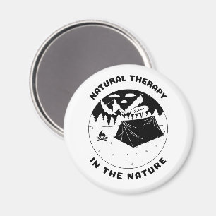 Natürliche Therapie in der Natur Magnet