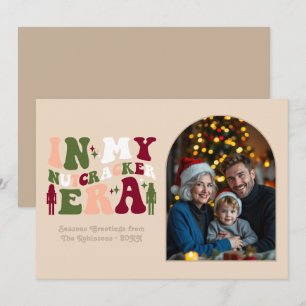 Natürliche Wärme Meine Nussknacker-Ära Weihnachtsf Feiertagskarte