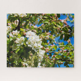 Natürliche weiße Blumen Puzzle