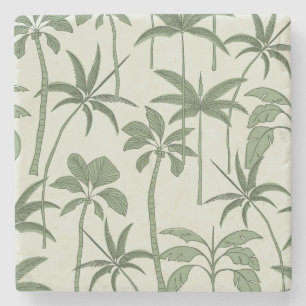 Natürlicher Anker: Botanischer Palm-Absorptions-Sa Steinuntersetzer