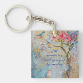 Natürlicher Anschluss Akryllischer Schlüsselanhäng Schlüsselanhänger