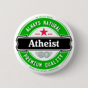 Natürlicher Atheist Button