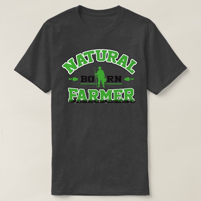 Natürlicher Geborener Bauer T-Shirt (Design vorne)