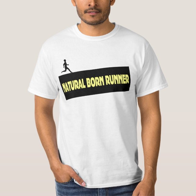 Natürlicher Geborener Runner - Männer, die T-Shirt (Vorderseite)