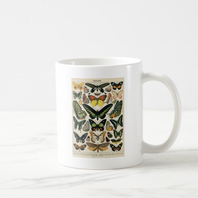 Natürlicher History Butterfly Tasse (Rechts)