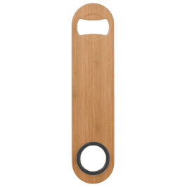 Natürlicher hölzerner Korn-Bambusblick Speed Flaschenöffner