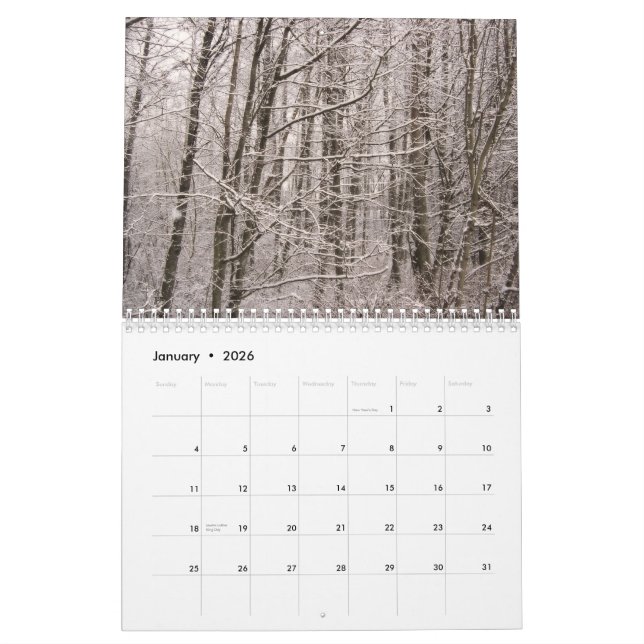 Natürlicher Kalender des Wunder-2010 (Jan 2026)