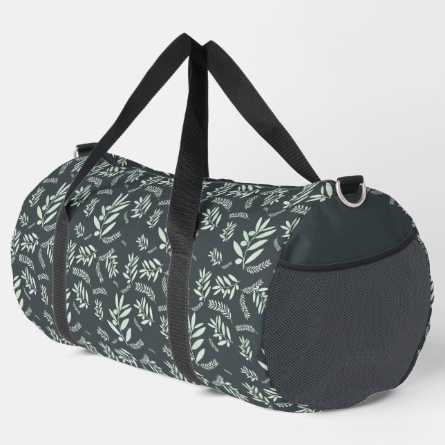 Natürlicher Olivenzweig Duffle Bag (Rechte Ecke)