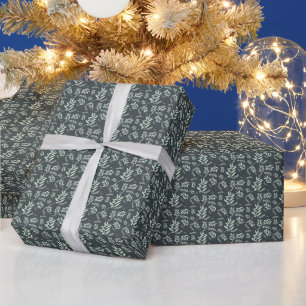 Natürlicher Olivenzweig Mittelmeer-Eleganz Geschenkpapier