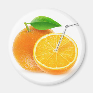 Natürlicher Orangensaft Magnet