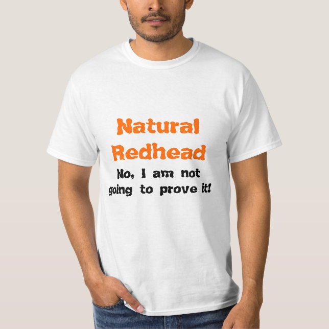 Natürlicher Redhead T-Shirt (Vorderseite)
