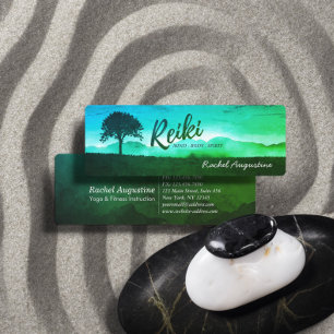 Natürlicher Reiki-Meister Yoga-Meditationslehrer M Mini Visitenkarte
