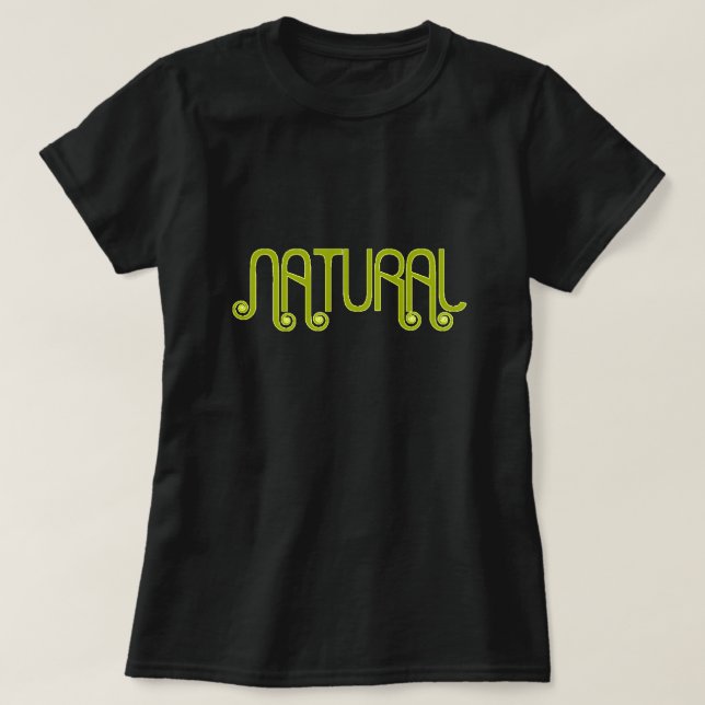 Natürlicher T - Shirt (Design vorne)