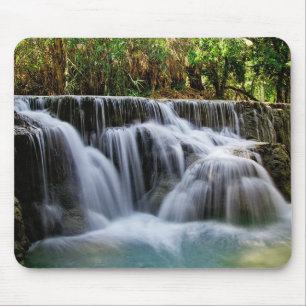 Natürlicher Wasserfall Mousepad