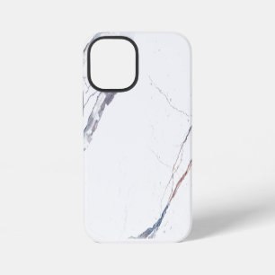 Natürlicher weißer Marmor iPhone 12 Mini Hülle