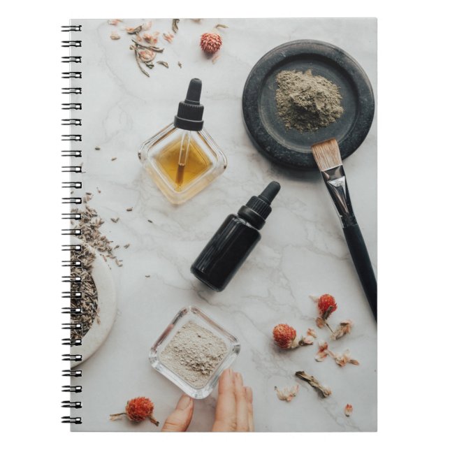 Natürlicher Wellness-holistisches Öl-Notizbuch Notizblock (Vorderseite)