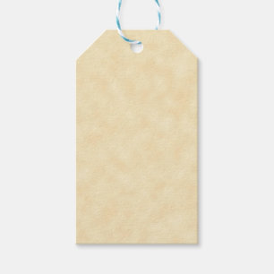 Natürliches Antik-Pergamentpapier-Aussehen Geschenkanhänger
