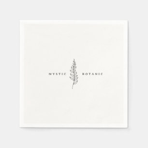 Natürliches botanisches Leaf Napkins Serviette
