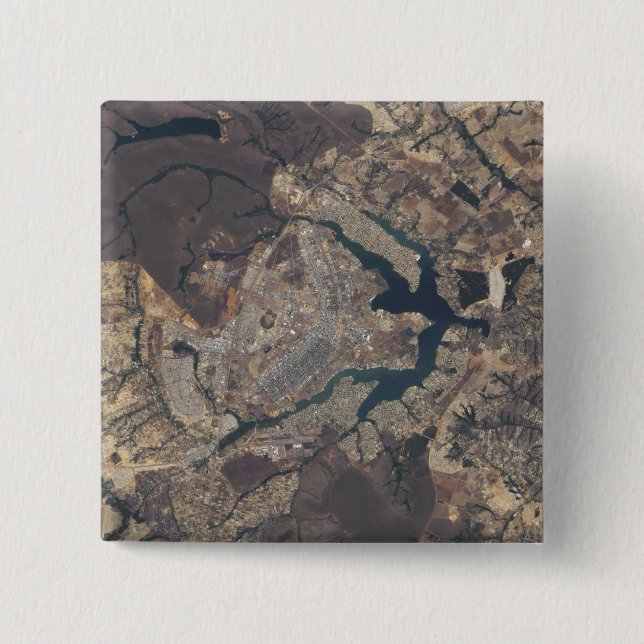 Natürliches Farbbild von BrasÃ, Â ½lia, Brasilien Button (Vorderseite)