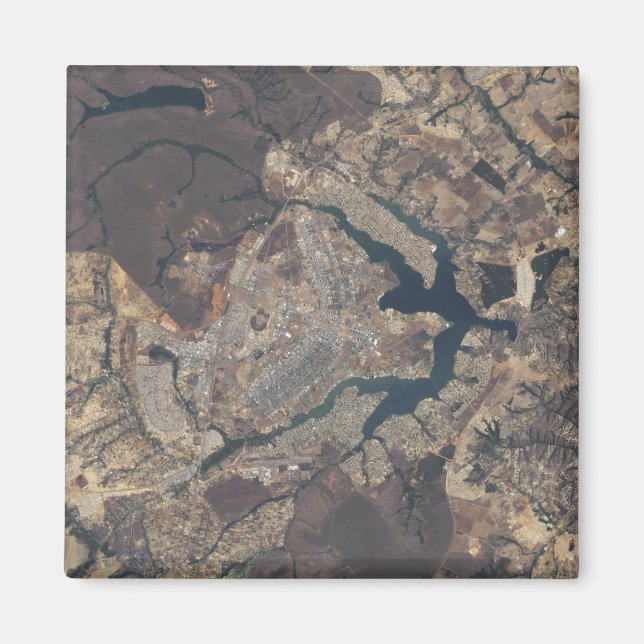 Natürliches Farbbild von BrasÃ, Â ½lia, Brasilien Magnet (Vorne)