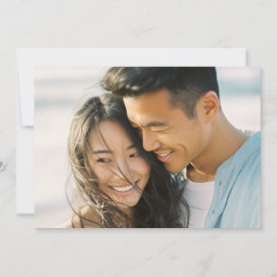 Natürliches Freudenfoto Einladung