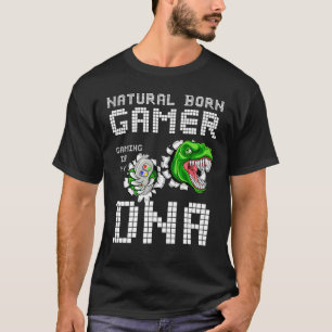 Natürliches Geborenes Gamer Gaming ist mein Dna Di T-Shirt