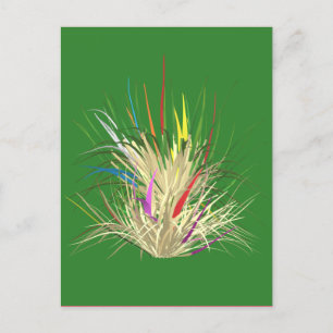 Natürliches Grün mit naturgetreuem Aussehen Postkarte