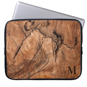 Natürliches Holzdesign Laptopschutzhülle