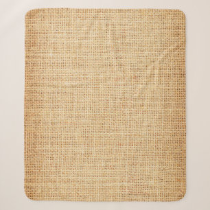 Natürliches Sackleinen, texturierter Hintergrund. Sherpadecke