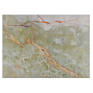 Natürliches Stein-Muster-Glasschneideboard Schneidebrett