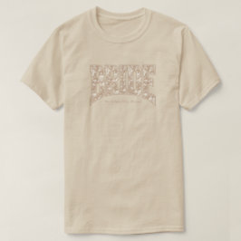 Natürliches Toile BRIDE Verlobungsdusche Junggesel T-Shirt