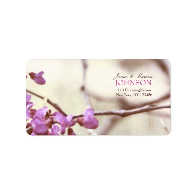 Natürliches Web Adressaufkleber (Vorne)