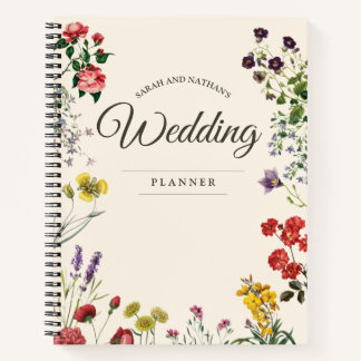 Naturliebhaber Antiker Bridal-Planer Notizbuch