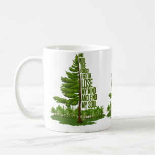 Naturliebhaber-Camping-Abenteuer und in den Wald Kaffeetasse