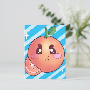 Naturliebhaber Design Sour Orange Fruit Postkarte