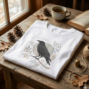 Naturliebhaber-Geschenk Skandi-Stil Rabe Tri-Blend Shirt
