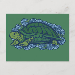 Naturliebhaber Schildkröten Postkarte