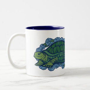 Naturliebhaber Schildkröten Zweifarbige Tasse