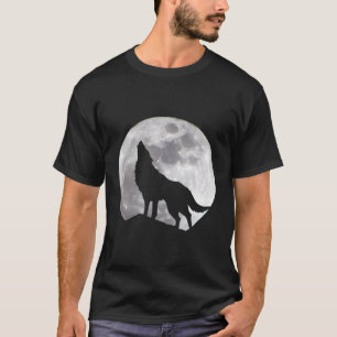 Naturliebhaber von Vollmond und Wolf T-Shirt
