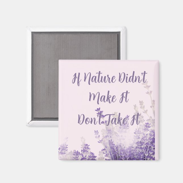 Naturmagnet Magnet (Vorderseite/Rückseite)