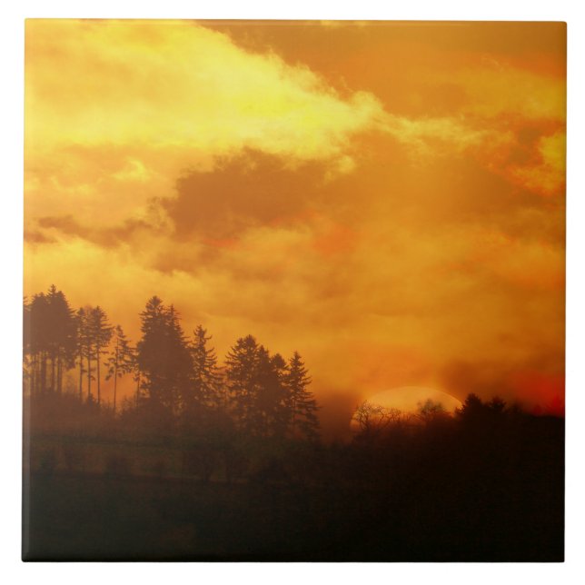 NATURMORGENSUNRISE FLIESE (Vorderseite)