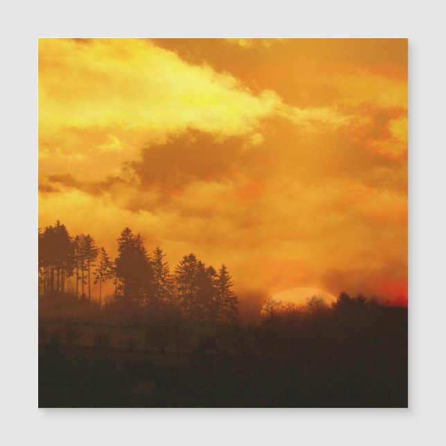 NATURMORGENSUNRISE MAGNETKARTE (Vorderseite)