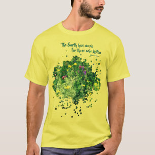 Naturmusik Inspirierendes Zitat T-Shirt