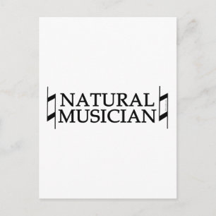 Naturmusiker Postkarte