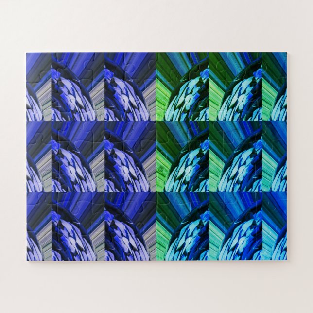 Naturmuster-Kunst Puzzle (Horizontal)
