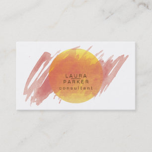 Naturofarbener Monte Paint Piazza della Riforma Visitenkarte